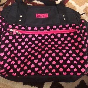 SOLD pink diaper bag